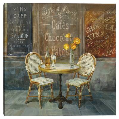 French Cafe by Danhui Nai Canvas Art Print