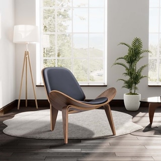 Mid Century Modern Lounge Tripod Design Shell Chair - Bed Bath & Beyond ...