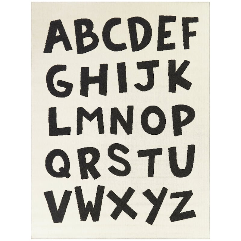 Mod-Tod Beta Kids Alphabet Indoor/Outdoor Area Rug
