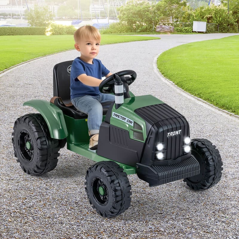 Costway 24V Ride On Tractor for Kids with Detachable Trailer Remote - See Details