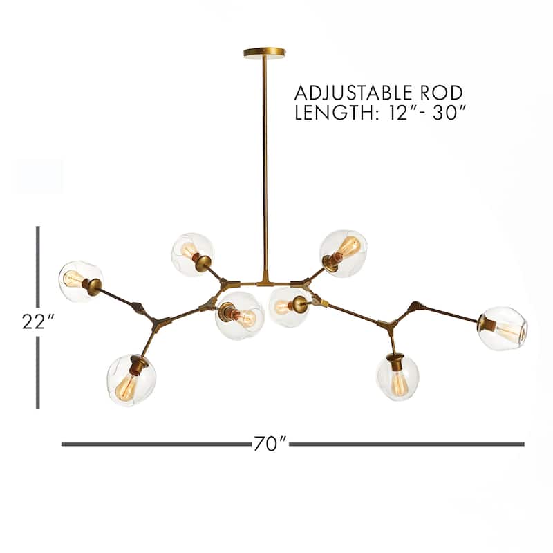 Daniella Globe Chandelier - Gold