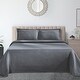 preview thumbnail 37 of 64, Superior Jacquard Matelasse Basket Cotton Bedspread Set Silver - Full