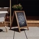 preview thumbnail 62 of 158, Wood A-Frame Magnetic Chalkboard Set-Markers, Stencils, and Magnets