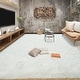 preview thumbnail 28 of 126, Large Shaggy Home Decor Carpets Fluffy Area Rugs for Living Room Bedroom Cream - 8'x10' - Rectangle