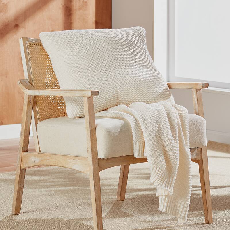 Splendid Synder 100% Acrylic Sweater Knit Decorative Throw Pillow