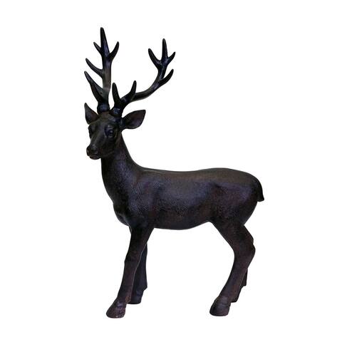 19.5" Brown Standing Reindeer Figurine