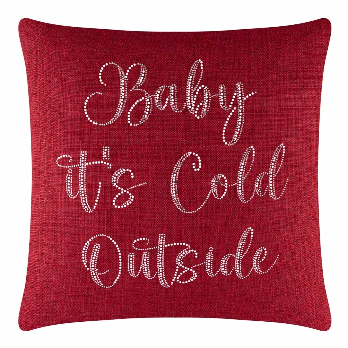 Baby it's cold outside throw pillow clearance