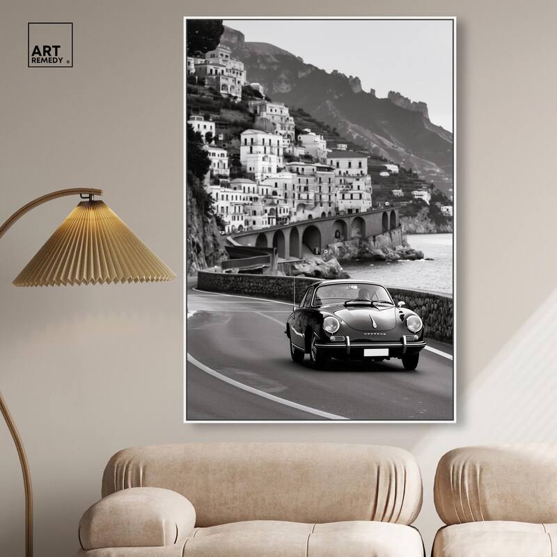 Drive through the Town Canvas by Art Remedy