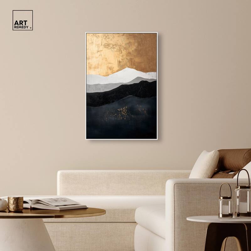 Golden Vista II Canvas by Art Remedy
