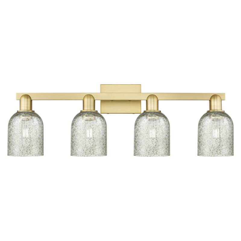 Innovations Lighting Endless Possibilities Arcadia - Caledonia - 4 Light 32" Bath Vanity Light - Satin Gold/Mica