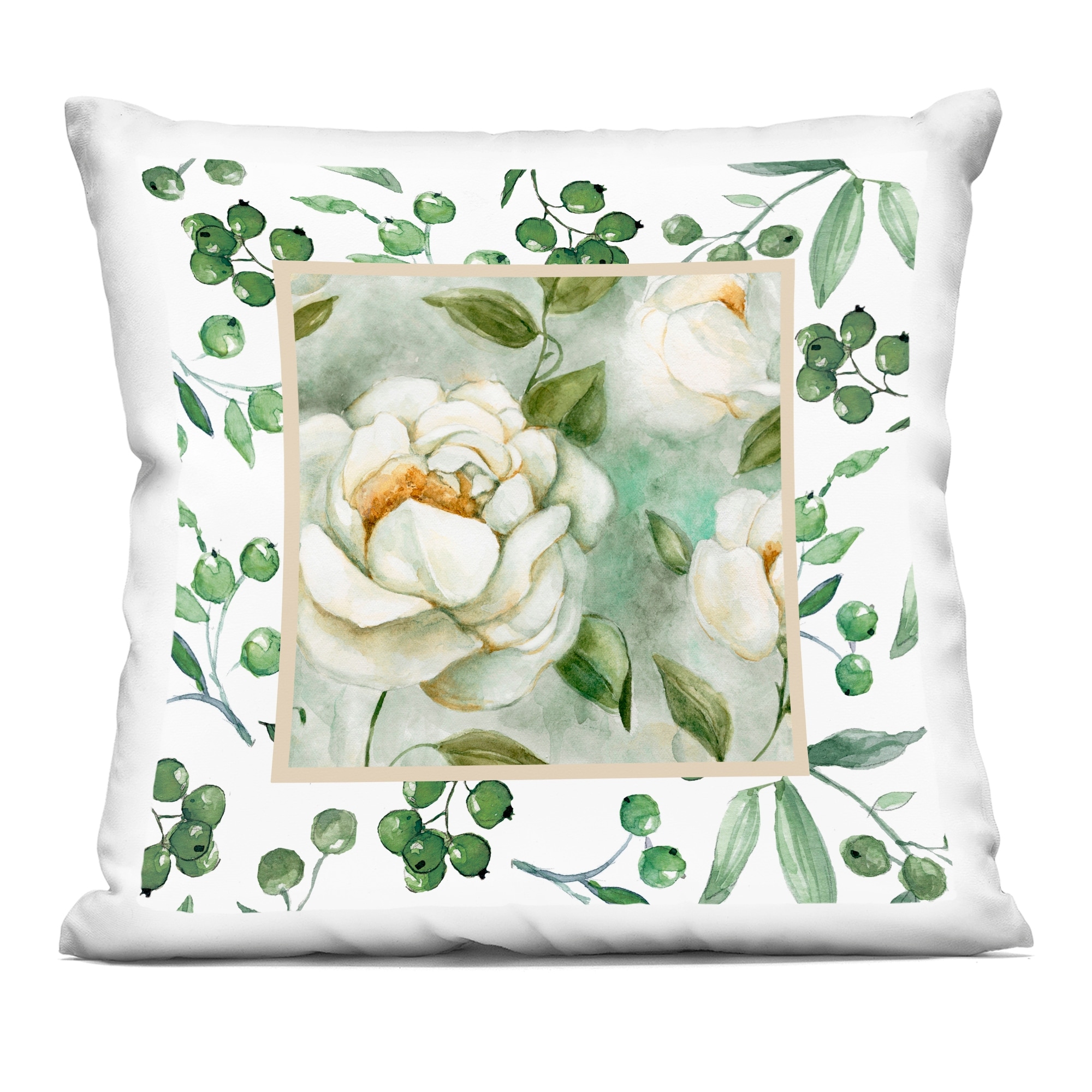 Stupell Botanical Berries & Blooms Decorative Printed Throw Pillow Design By Carol Robinson