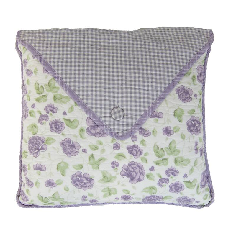 Donna Sharp Lavender Rose Envelope Decorative Pillow