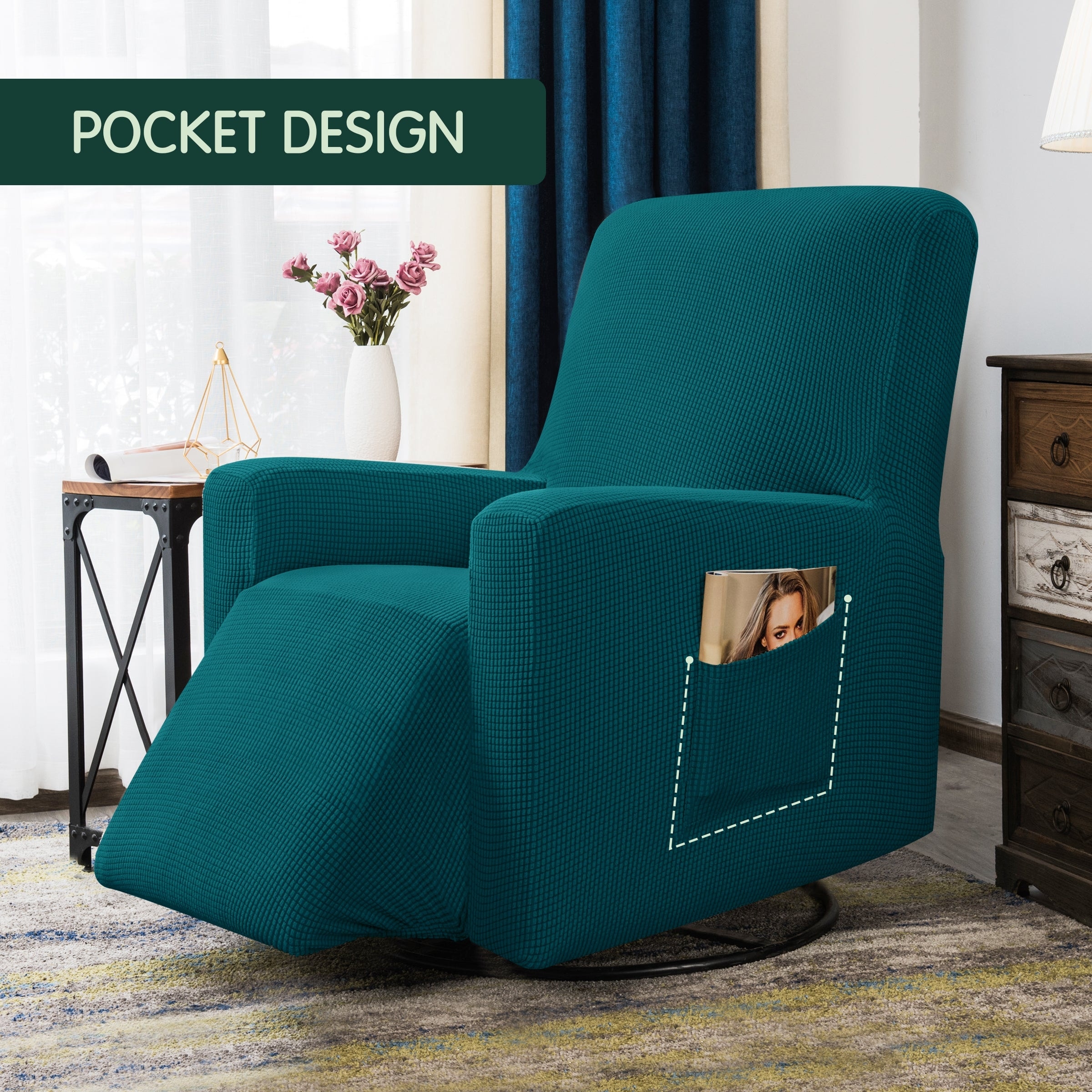 Rocker store recliner slipcover