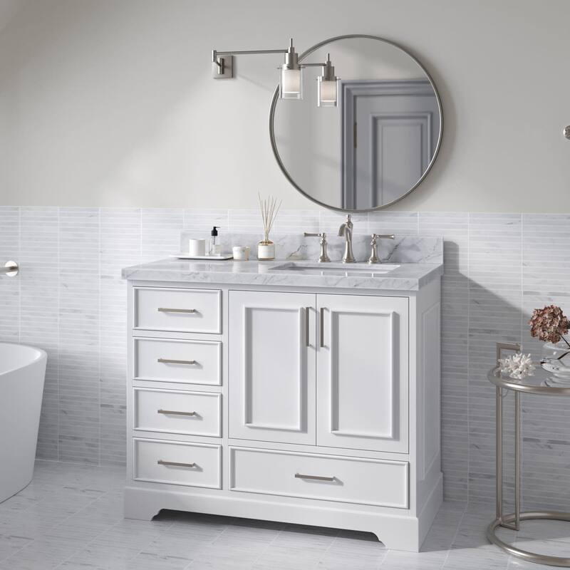 Ariel M042S-R-BC Stafford 43" Single Free Standing Vanity Cabinet Only