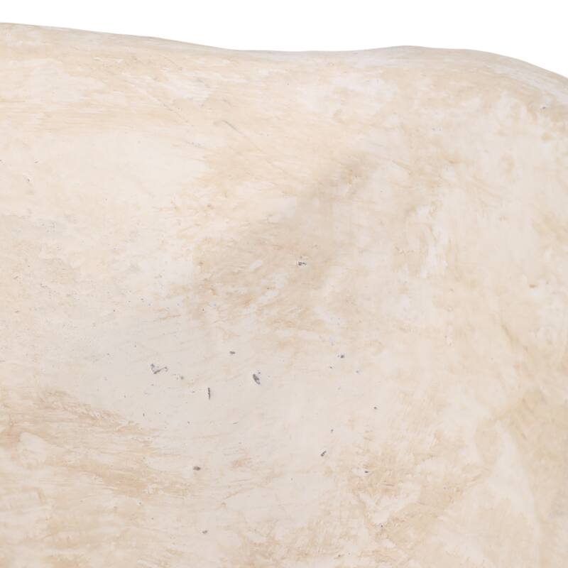 Pottery Garden Planter Textured Design (Set of 3) - 12/16/20" Ivory - 20" x 20" x 18"