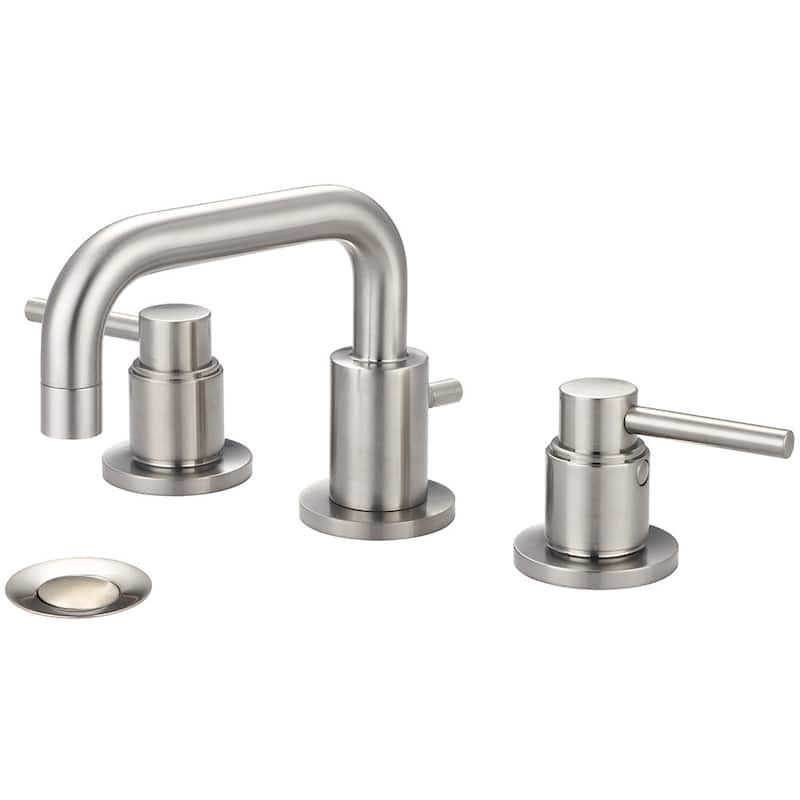 Pioneer Faucets Motegi 1.2 GPM Widespread Bathroom Faucet with 2 Lever - Brushed Nickel