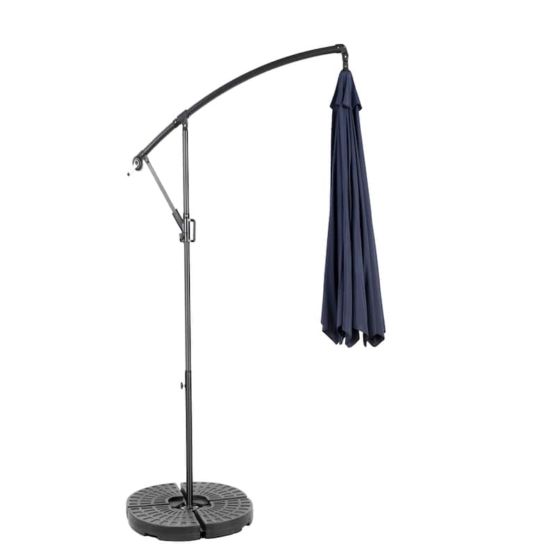 Topcraft 10ft Offset Hanging Market Patio Umbrella