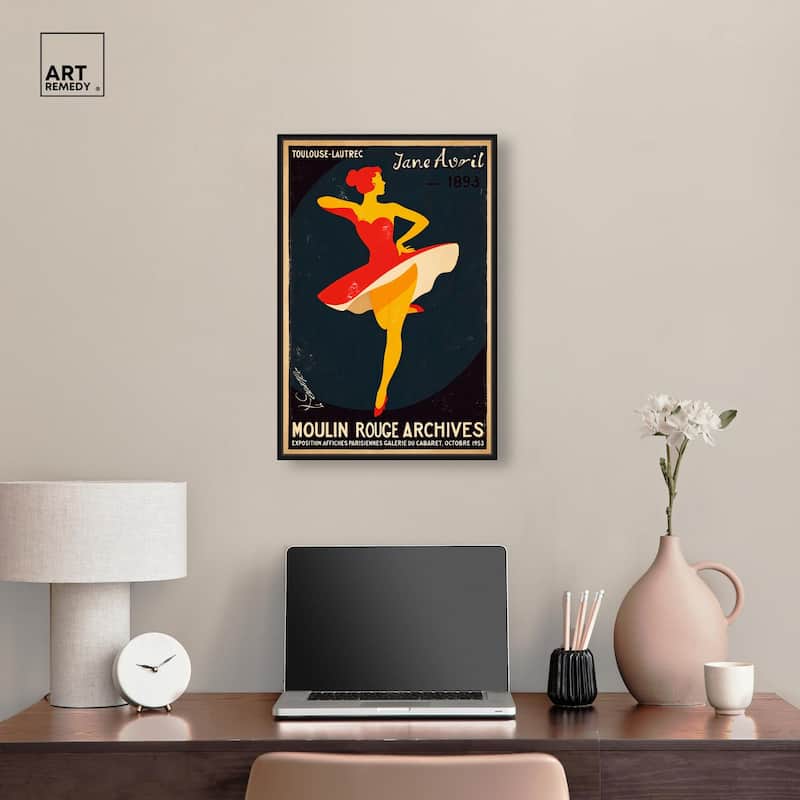 Moulin Rouge Canvas by Art Remedy