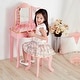 preview thumbnail 2 of 7, Teamson Kids - Fashion Polka Dot Prints Gisele Play Vanity Set