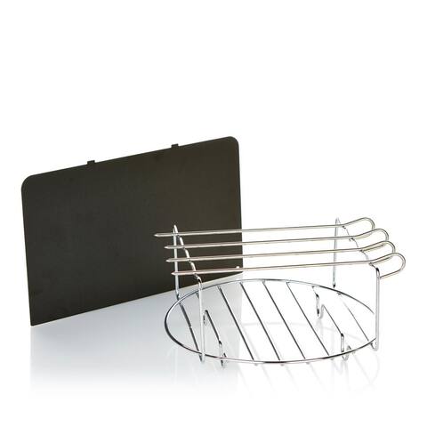Wolfgang Puck Air Fryer Divider, Rack and Skewer Set Model