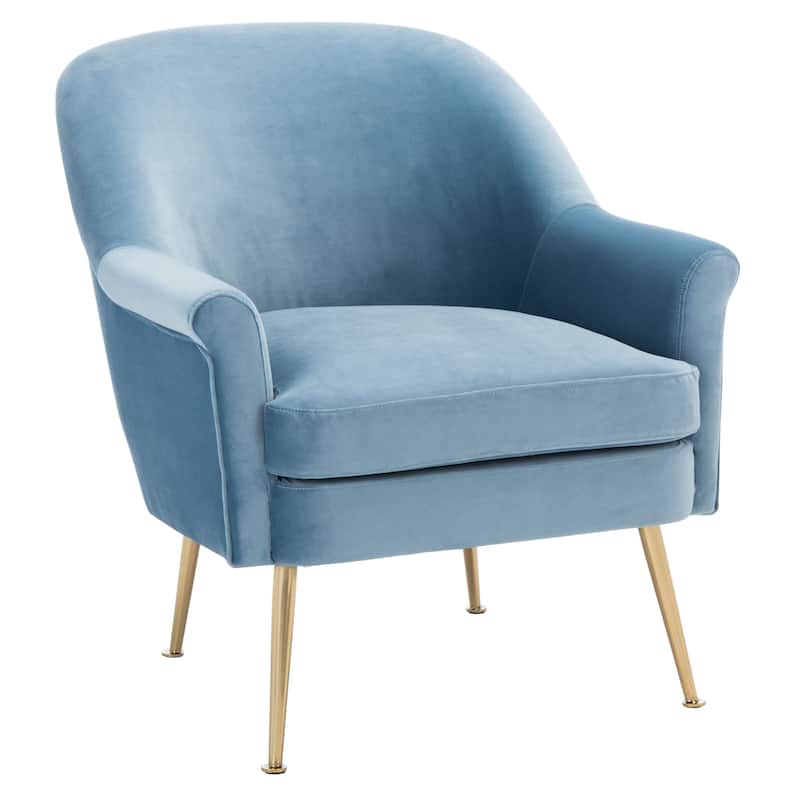 SAFAVIEH Edina Accent Chair - 29.5" W x 30.7" L x 32.9" H - 30Wx31Dx33H