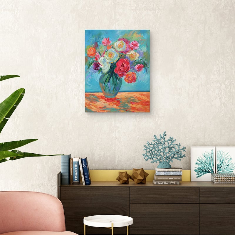Petals and Passion 1 by Alexi Fine Canvas Art Print