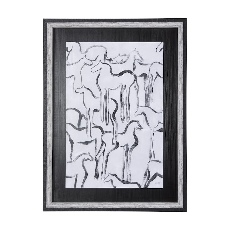 Horse Herd I Framed Art Print