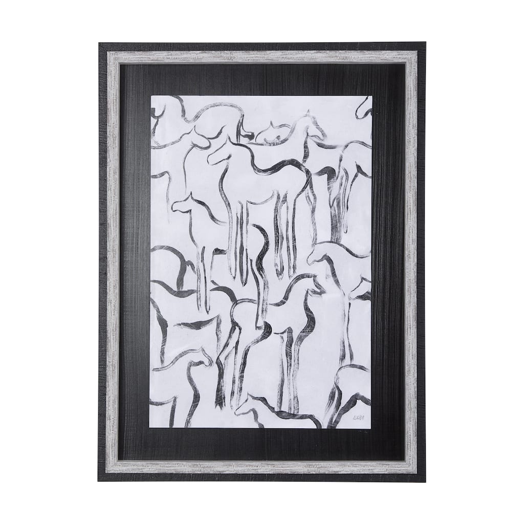 Horse Herd I Framed Art Print
