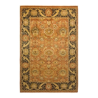 Overton Mogul, One-of-a-Kind Hand-Knotted Area Rug - Brown, 6' 1" x 9' 0" - 6' 1" x 9' 0"