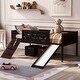 preview thumbnail 28 of 34, Pine Loft Bed with Climbing Frame, Rope, and Chalkboard Espresso