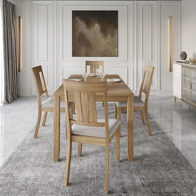 CraftPorch Classic 5-piece Wooden Dining Set