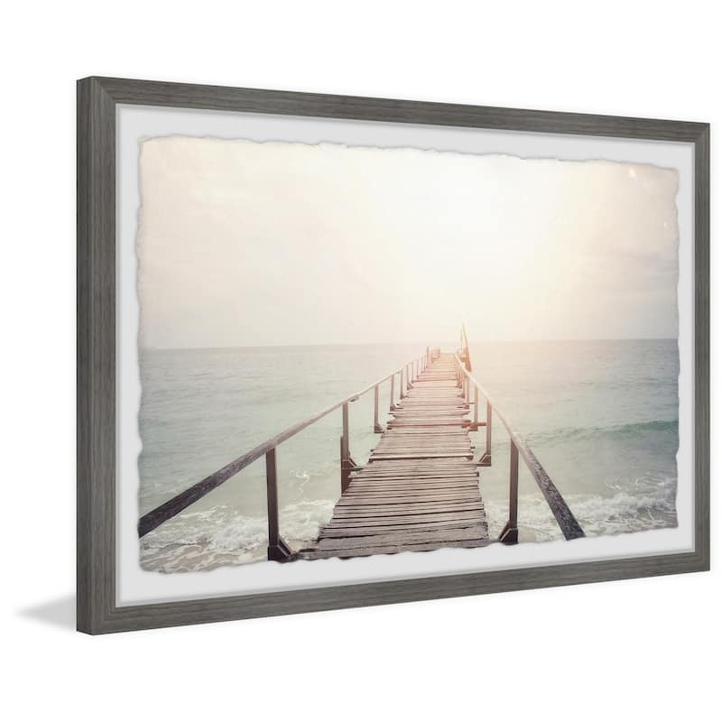 Framed Wall Art Print - Boho Home Decor - Scenic Landscape Painting - Ready to Hang