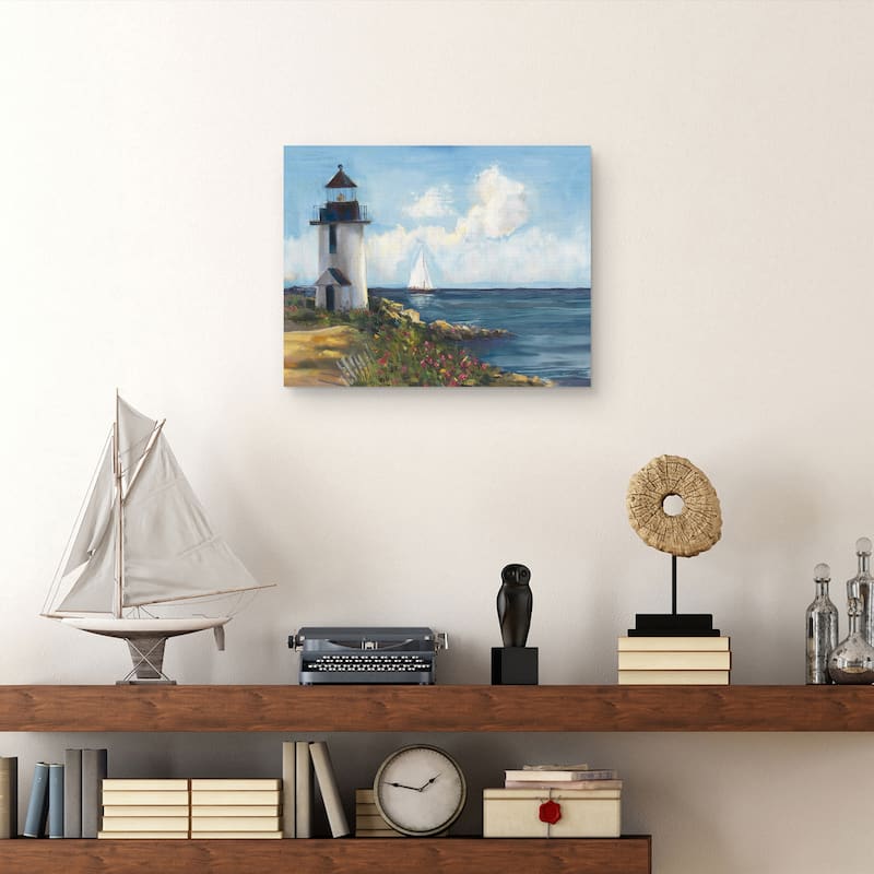 Sunday Morning Sail by Carol Rowan Canvas Art Print