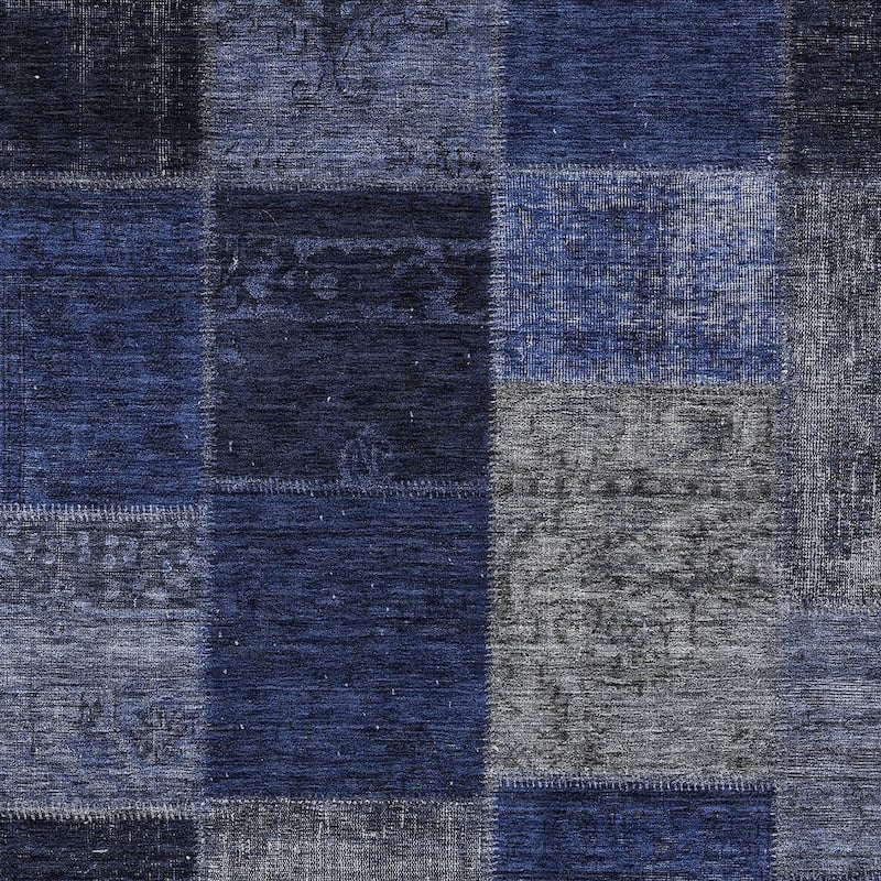 HomeRoots Patchwork Transitional Rectangle Outdoor Rug