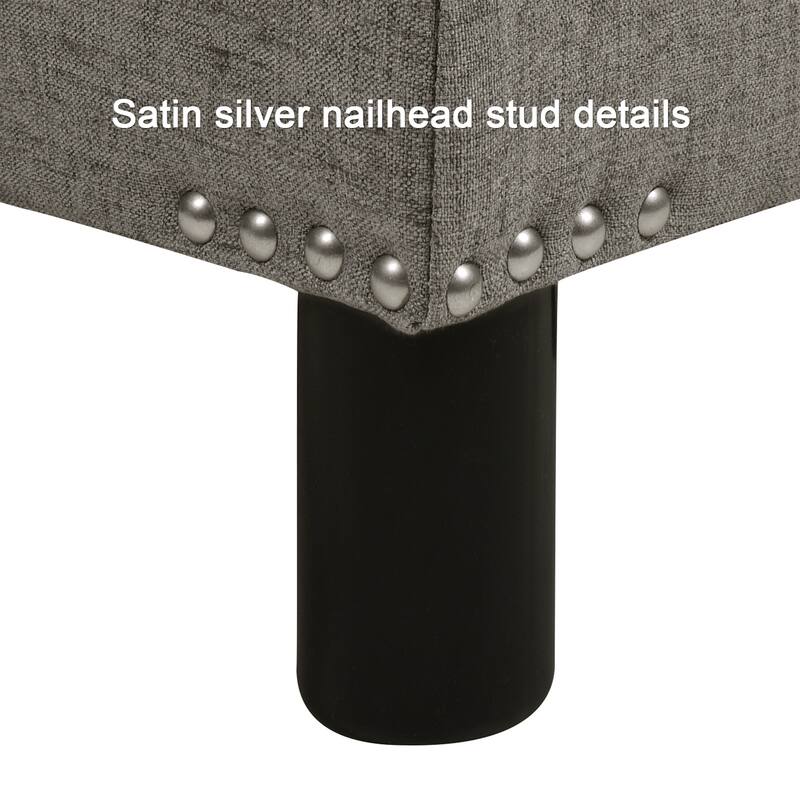 Jules 16" Square Footstool Ottoman