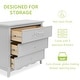 preview thumbnail 10 of 13, Sweetpea Baby Rose Tiana 3 Drawer Dresser