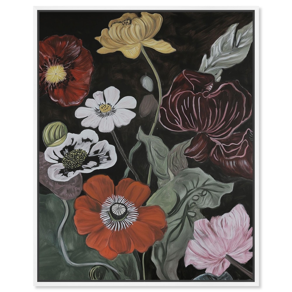 Ruby Revelry Canvas by Art Remedy