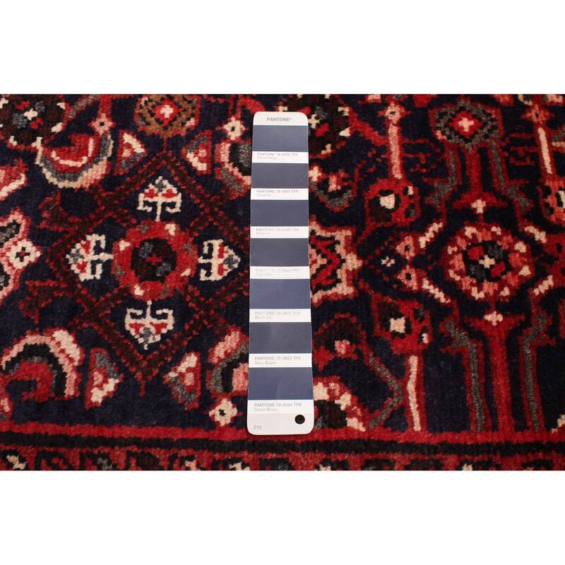 ECARPETGALLERY Hand-knotted Andelz Dark Navy Wool Rug - 3'4 x 10'8