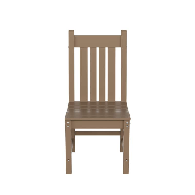 Polytrends Laguna Hdpe All Weather Outdoor Patio Dining Chair