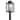 Wakefield 3-Light Outdoor Post Lantern in Earth Black