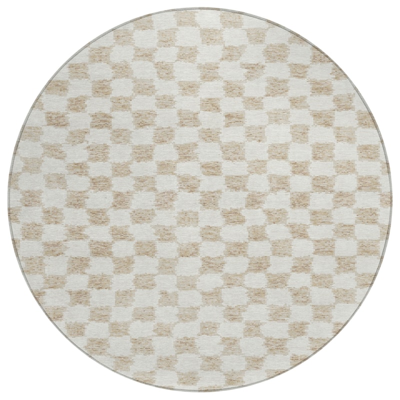 HomeRoots Geometric Transitional Rectangle Outdoor Rug