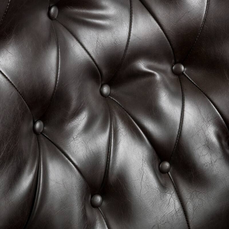 Contemporary Tufted Push Rack Recliner with Nailhead Decoration for Primary Living Space