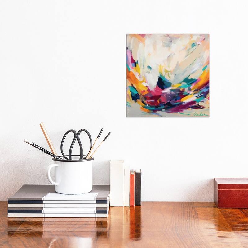 iCanvas "New Beginnings" by Amira Rahim Canvas Print - 12x12x0.75