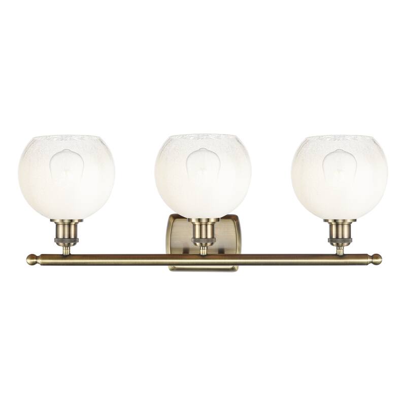 Innovations Lighting Endless Possibilities Ballston - Brookhaven Globe - 3 Light 28" Bath Vanity Light