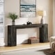 preview thumbnail 26 of 38, Farmhouse Wood 70.9 Inches Extra Long Console Table for Living Room, Hallway