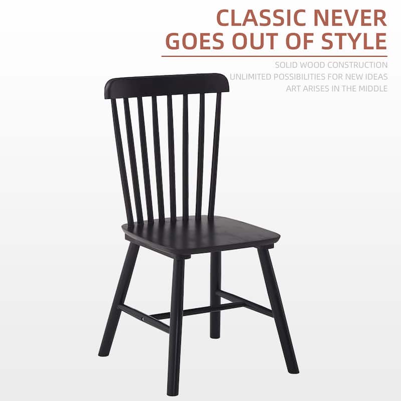 4 Pieces of Dining Chair,Rubber Wood Material, Dining Chair, Solid Wood Chair, Solid Wood Dining Table Chair, Living Room Chair
