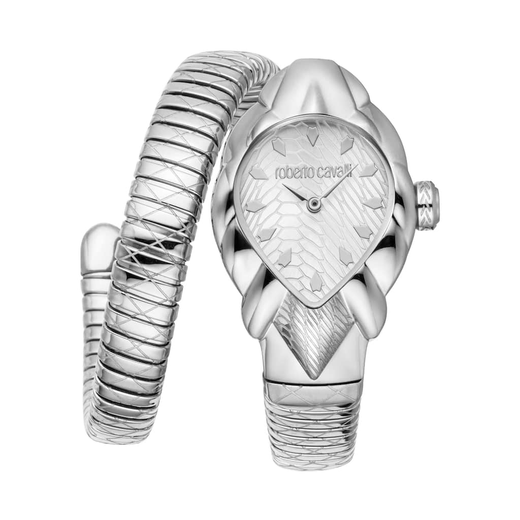Roberto Cavalli Women's RC5L110M0015 Quartz Watch - Silver-Tone