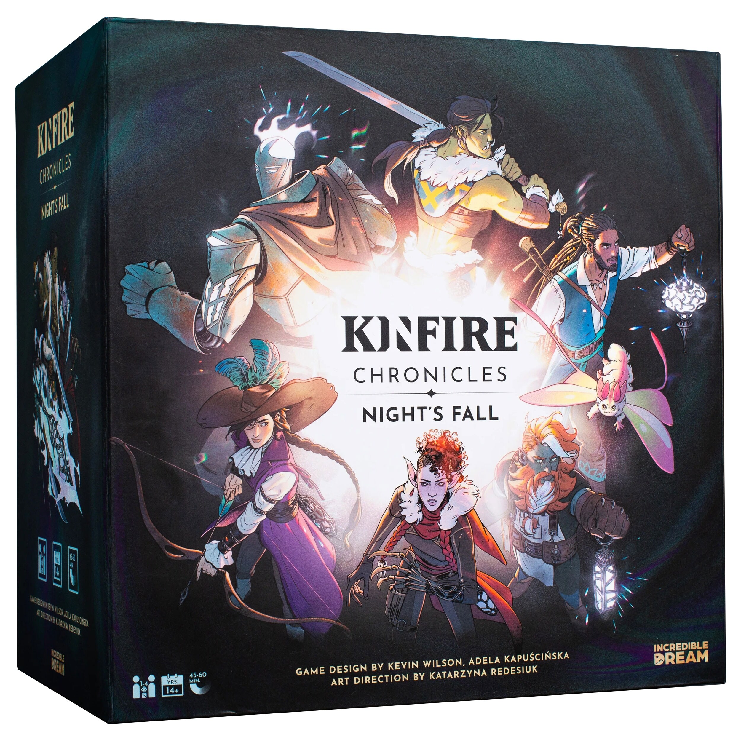 Kinfire Chronicles: Night's Fall Board Game (2nd Printing