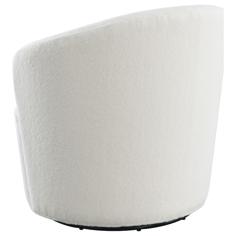 Joyce Upholstered Barrel Back Swivel Chair