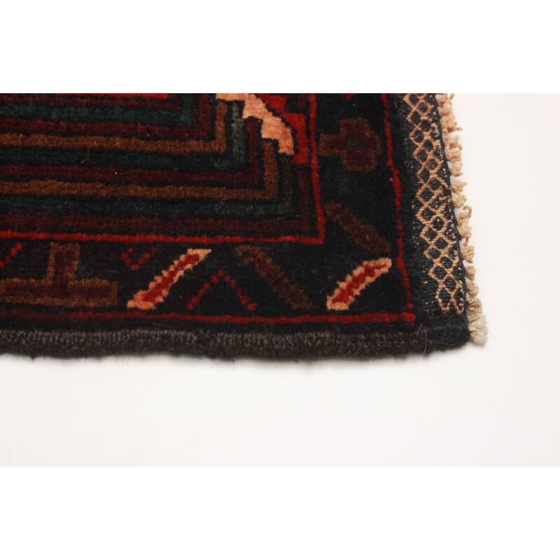 Teimani Burgundy Rug 2'11" x 4'11" - 2'11 x 4'11